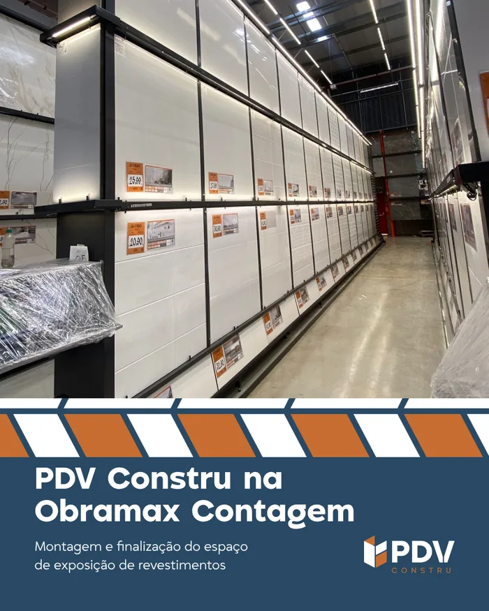 Carrossel: PDV Constru na Obramax Contagem