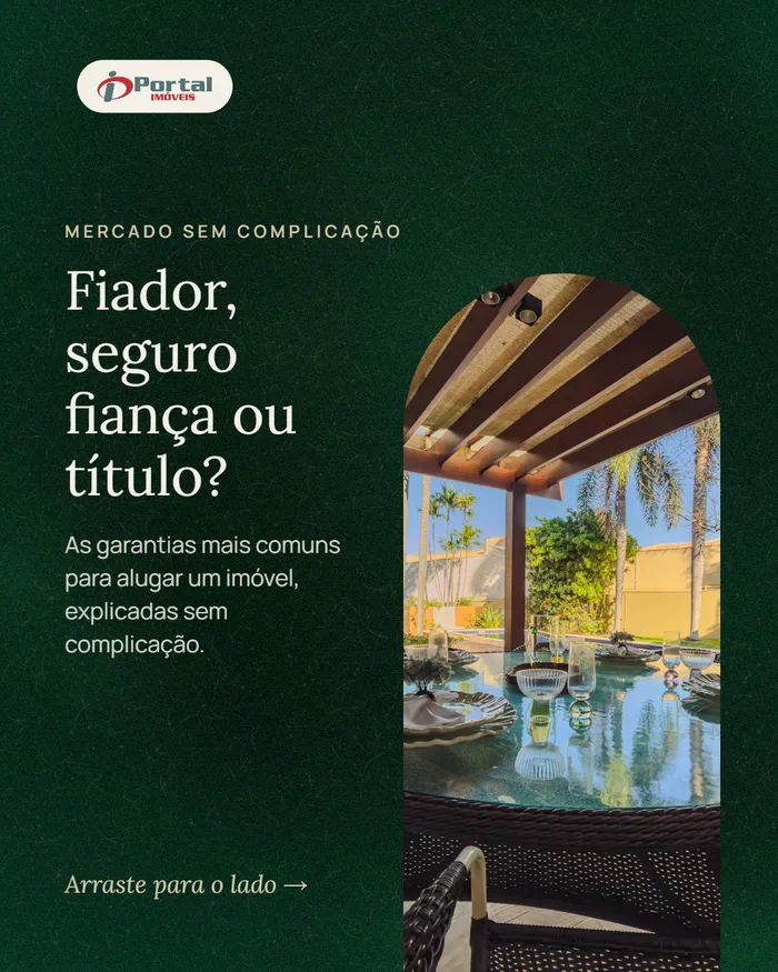 Carrossel: Fiador, seguro fiança ou título?